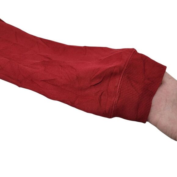 2/$20 Guess Classic Logo Red Zip Up Hoodie Jacket Size: M - Picture 2 of 10